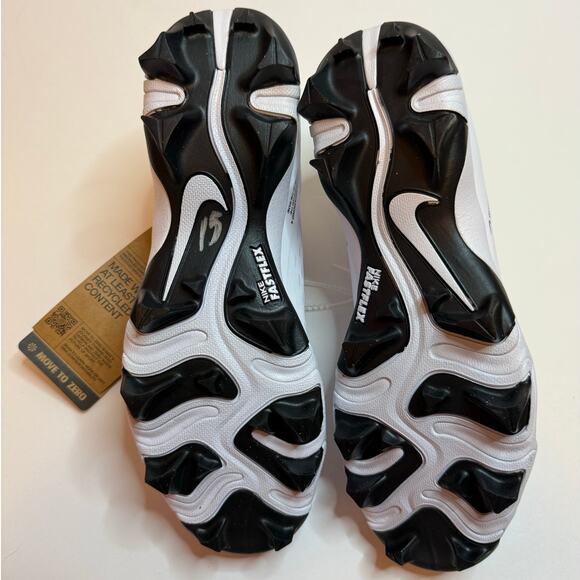 Nike Hyperdiamond 4 Keystone White Black Pure Platinum Women's sz: 8.5 NEW - Picture 5 of 9